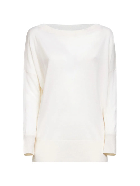  P.a.r.o.s.h. Jersey Con Cuello Barco - Blanco 