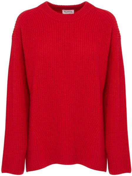  P.a.r.o.s.h. Jersey Con Cuello Redondo - Rojo 
