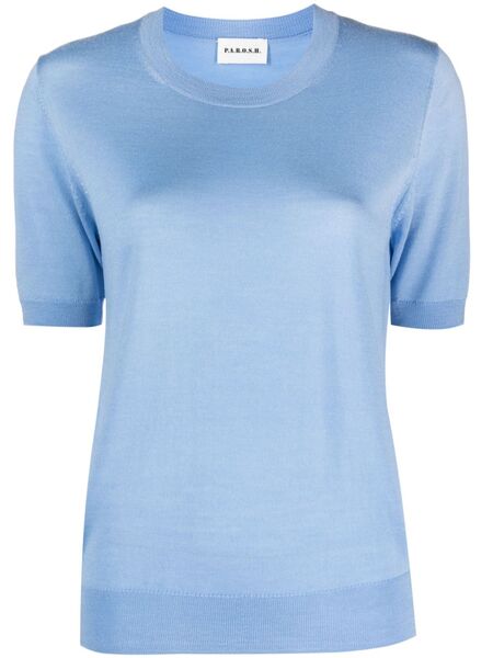  P.a.r.o.s.h. Jersey De Punto Fino - Azul 