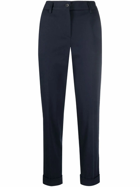  P.a.r.o.s.h. Pantalones Capri Rectos - Azul 