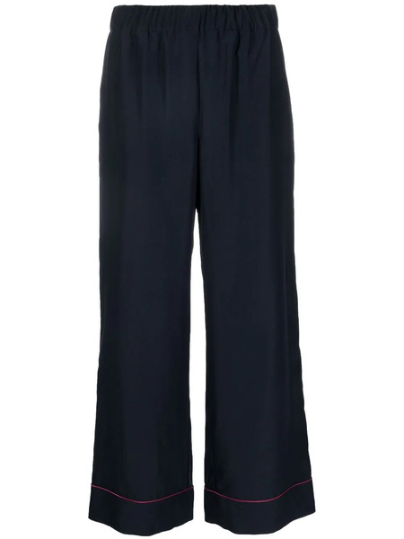  P.a.r.o.s.h. Pantalones Rectos Estilo Capri - Azul 