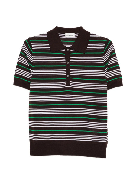  P.a.r.o.s.h. Polo A Rayas - Marrón 