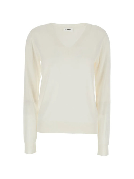  P.a.r.o.s.h. Top Con Cuello En V - Neutro 