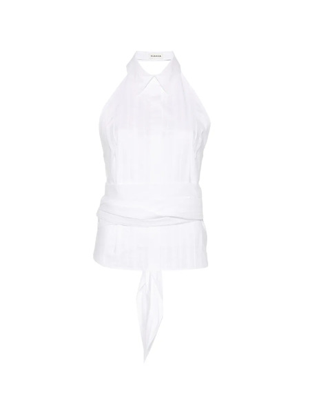  P.a.r.o.s.h. Top Con Pliegues - Blanco 