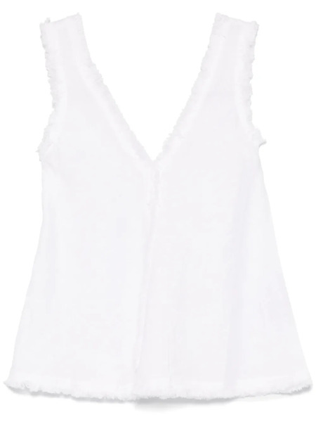  P.a.r.o.s.h. Top Liso - Blanco 