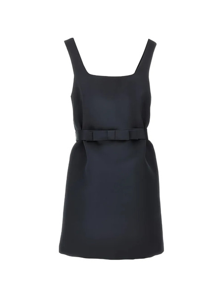 P.a.r.o.s.h. Vestido Con Lazo - Azul 