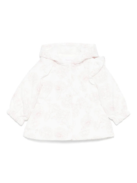  Patachou Abrigo Con Estampado Floral - Blanco 