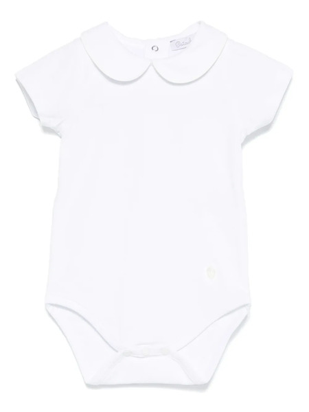  Patachou Body Con Cuello Peter Pan - Blanco 