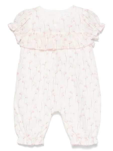  Patachou Pelele Con Estampado Floral - Blanco 