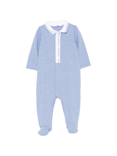  Patachou Pijama Con Ribete De Rayas - Azul 