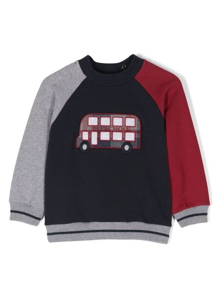  Patachou Sudadera Con Logo Bordado - Azul 