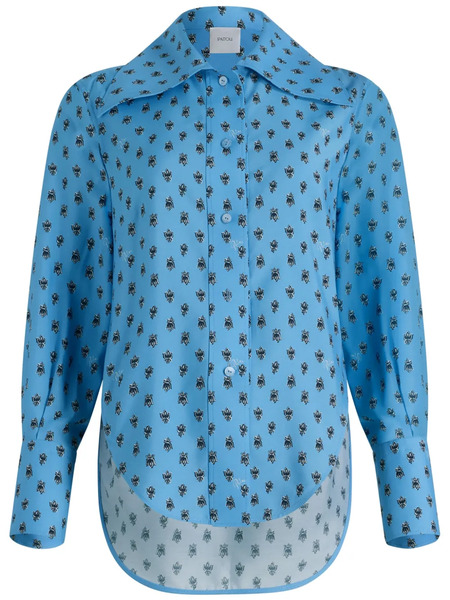  Patou Camisa Estampada - Azul 