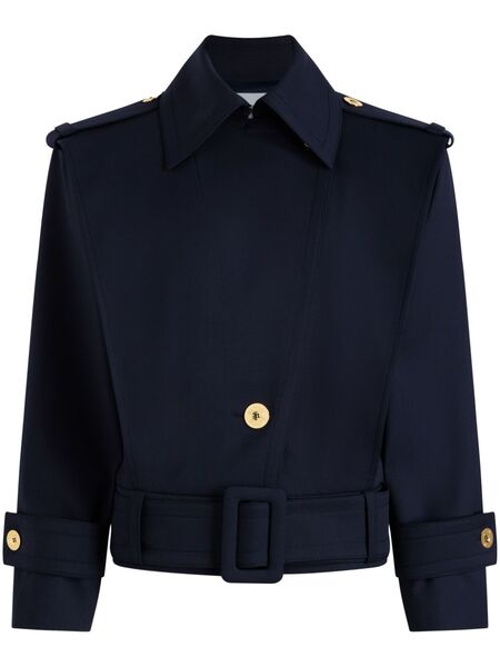  Patou Chaqueta Con Cinturón - Azul 