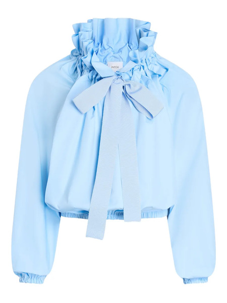  Patou Top Con Volantes - Azul 