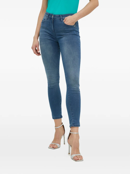  Patrizia Pepe Vaqueros Slim Con Botones - Azul 