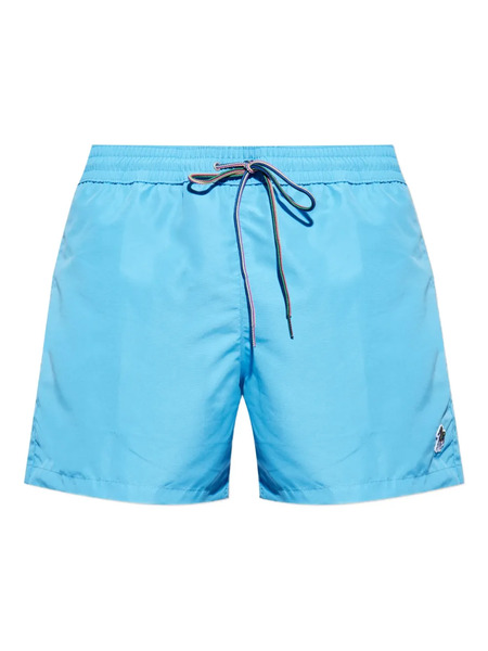  Paul Smith Bermudas Con Logo Zebra - Azul 