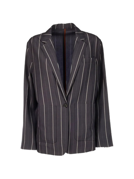  Paul Smith Blazer A Rayas - Azul 