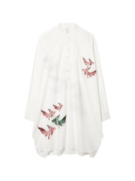  Paul Smith Caftán Con Pez Bordado - Blanco 