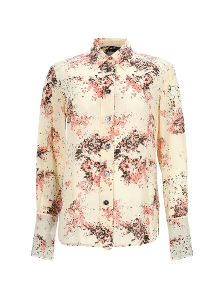  Paul Smith Camisa Con Estampado Floral - Blanco 