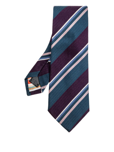  Paul Smith Corbata A Rayas - Azul 