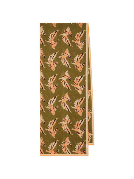  Paul Smith Fular Con Estampado Le Peche Fish - Verde 
