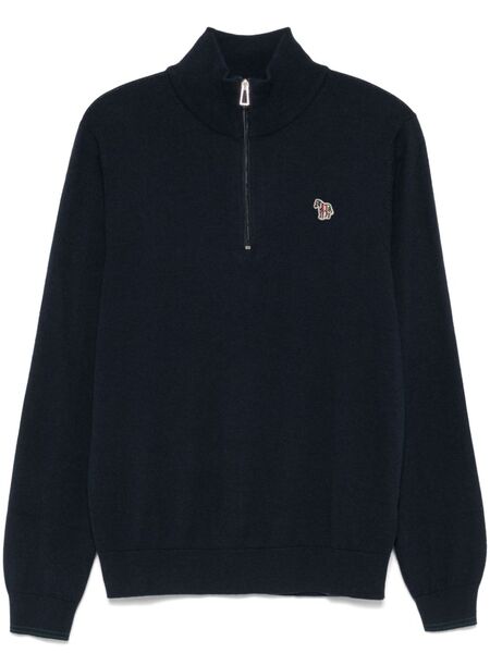  Paul Smith Jersey Con Logo Zebra - Azul 