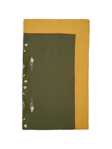  Paula Mantel Bordado - Verde 