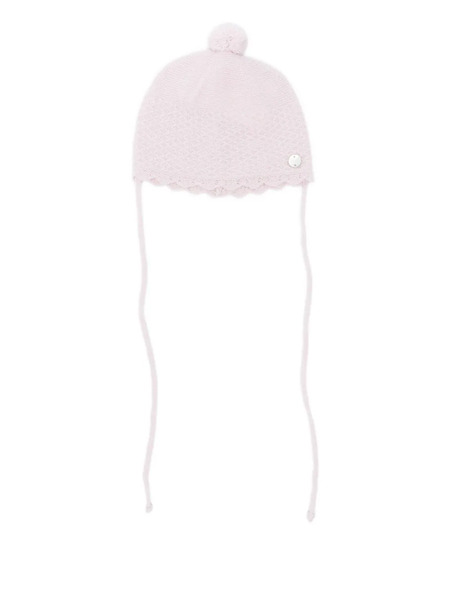  Paz Rodriguez Gorro Festoneado Con Pompón - Rosa 