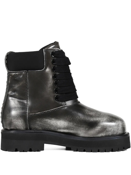  Pdf Botas Con Cordones - Gris 