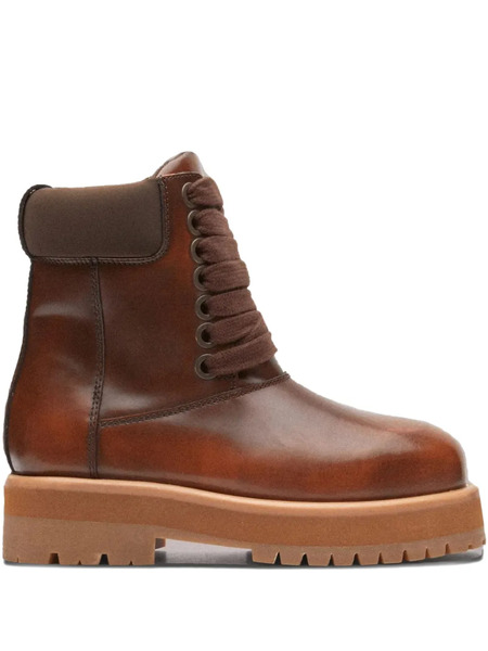  Pdf Botas Con Cordones - Marrón 