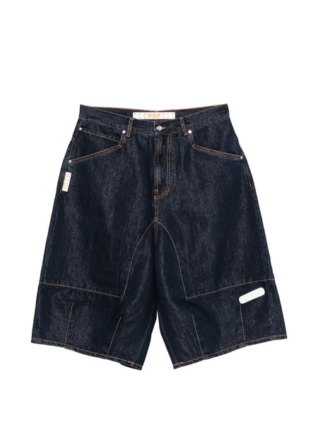  Pdf Pantalones Vaqueros Cortos Con Costuras - Azul 