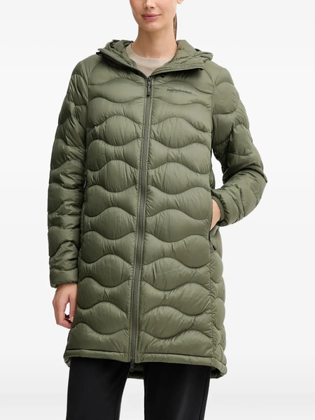  Peak Performance Parka Helium Acolchada Con Capucha - Verde 