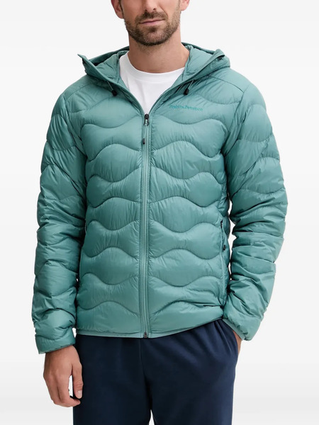  Peak Performance Plumífero Helium Con Capucha - Azul 