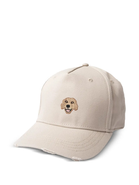  Pelo Foundation Gorra Con Perro Bordado - Neutro 