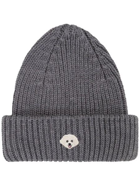  Pelo Foundation Gorro Con Parche Maltese - Gris 