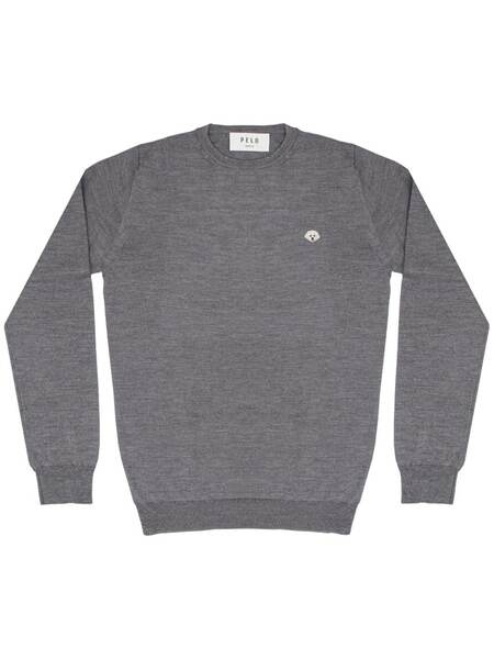  Pelo Foundation Jersey Con Aplique De Perro - Gris 