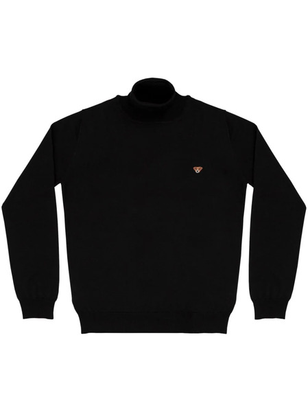  Pelo Foundation Jersey Con Aplique De Perro - Negro 
