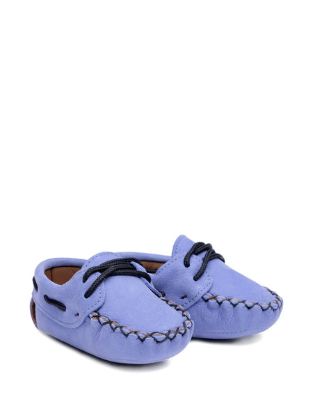  Pèpè Patucos Con Costuras En Contraste - Azul 