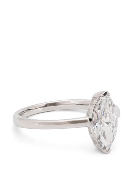  Persée Anillo Con Diamantes - Plateado 