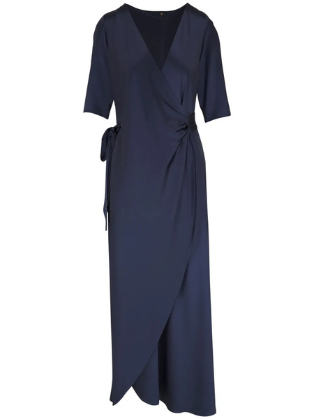  Peter Cohen Vestido De Seda - Azul 