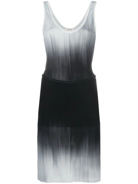  Peter Do Vestido Con Panel Removible - Gris 