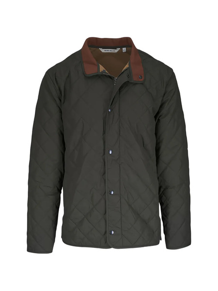  Peter Millar Plumífero Con Botones - Verde 