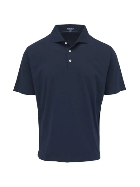  Peter Millar Polo Con Botones - Azul 