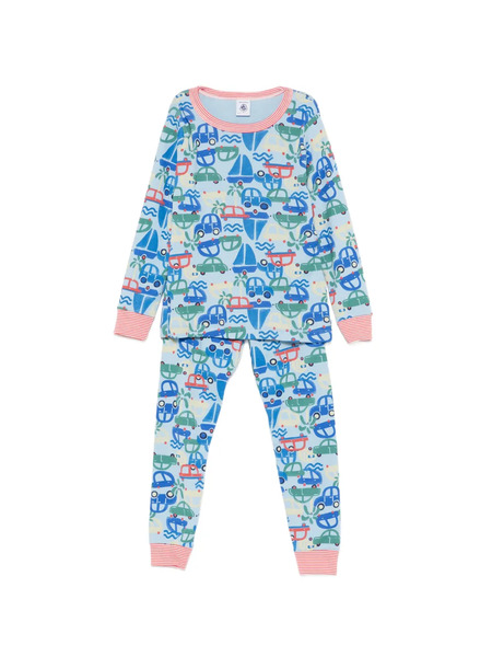  Petit Bateau Pijama A Rayas - Azul 