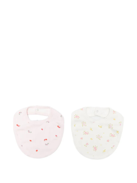  Petit Bateau Set De Babero Con Estampado Floral - Rosa 