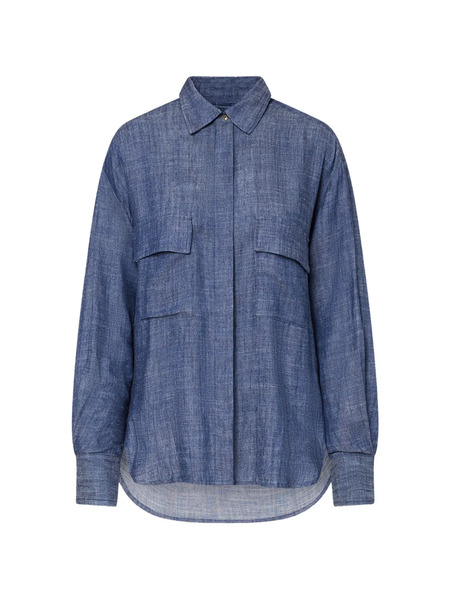  Peuterey Camisa Con Bolsillo De Solapa - Azul 