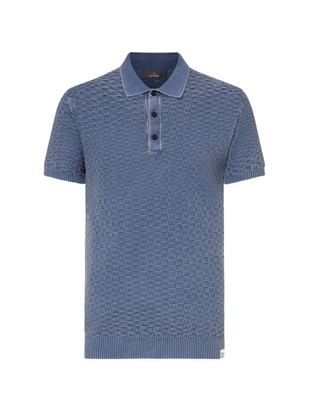  Peuterey Polo Texturizado - Azul 