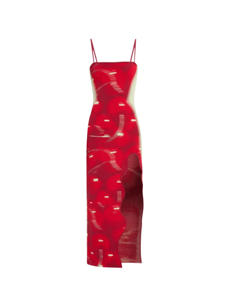  Ph5 Vestido Midi Sin Mangas - Rojo 
