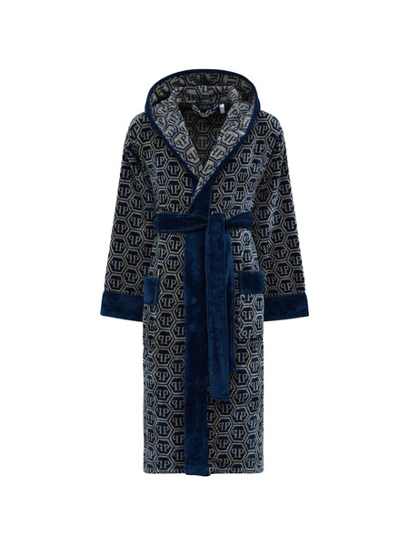  Philipp Plein Albornoz Con Capucha - Azul 