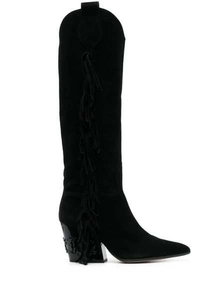  Philipp Plein Botas Cowboy - Negro 